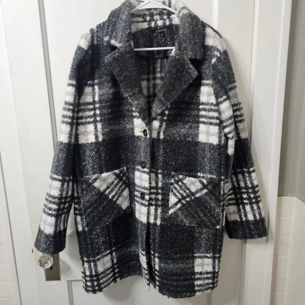 NWT Charlie B Pea Coat, Sz Large